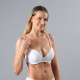 Sosten Copas Encaje Soft Push Up 13484 Blanco