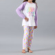 Pijama Manga Raglan 33536 Lila