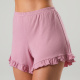 Pijamas Top Rib + Short 33560 Orquidea