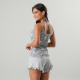 Pijamas Top Rib + Short 33560 Gris