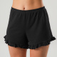 Pijamas Top Rib + Short 33560 Negro