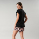 Set Sin Mangas + Short Viscosa 33575 Negro