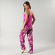 Set Pabilo + Pantalon Satin Print 33593 Berry