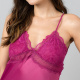 Camisola Encaje Y Satin 33596 Berry