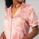 Camisero Satin Print 33598 Rosa Tostado