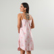 Camisola Satin Print 33599 Rosa Tostado