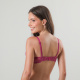 Sosten Copas Encaje Pabilo Soft Push Up 10751 Berry