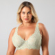 Sosten Bralette Encaje Flor 13500 Aloe