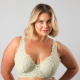 Sosten Bralette Encaje Flor 13500 Aloe