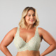 Sosten Bralette Encaje Flor 13500 Aloe