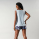 Pijamas Top + Short Caja 33641 Ice