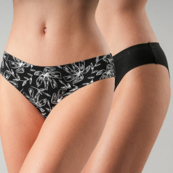 Pack 2X Bikini Bonded 25366 Negro