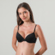 Pack 3X Sosten Balconet Push Up Micro Pr 25374 Negro