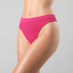 Pack Colaless Seamless Rib Lurex 25405 Berry