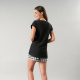 Pijamas Top M. Corta + Short 33556 Negro