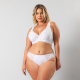 Sosten Bralette Encaje Flor 13500 Blanco