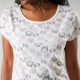 Pijamas Top Cuadrado + Short 33552 Lila