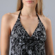 Top Tankini Halter 32866 Neg Paisley