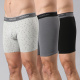 Pack Boxer Medio X 3 33653 Gris