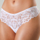 Colaless Lycra Y Encaje Flor 13505 Blanco