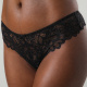 Colaless Lycra Y Encaje Flor 13505 Negro